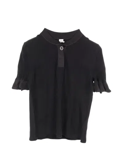 Pre-owned Hermes Parfroy Remix Top In Black