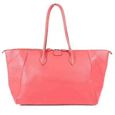 Pre-owned Hermes Paris Bombay Red Color Taurillon Clemence Leather Boston Bag Shoulder Bag ()