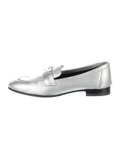 Pre-owned Hermes Paris Leather Loafers