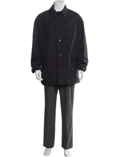 Pre-owned Hermes Parka In Blue