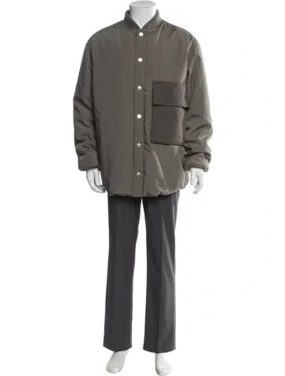 Pre-owned Hermes Parka In Gray