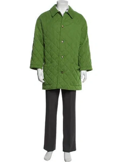 Pre-owned Hermes Parka In Green