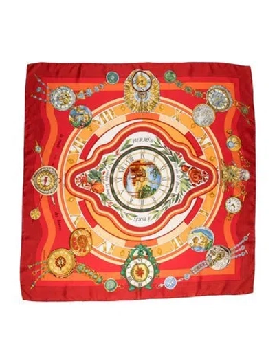 Pre-owned Hermes Parmi Les Fleurs Silk Scarf