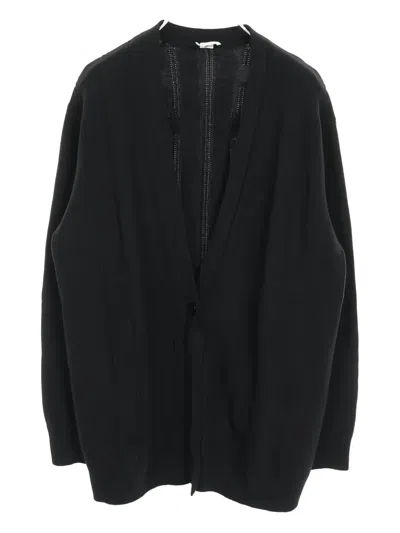 Pre-owned Hermes Pattern Button Knitwear In Black