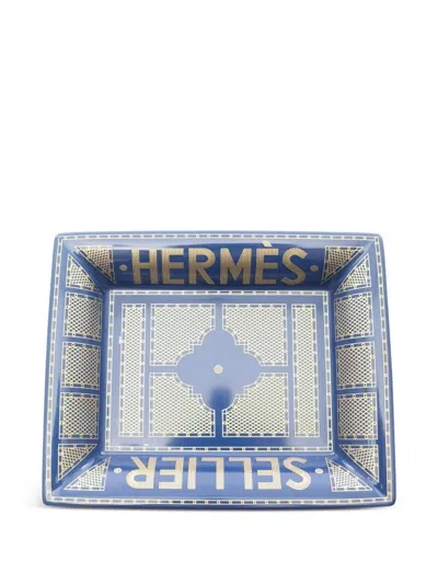 Pre-owned Hermes Patterned Pottery 配件（2020年代典藏款） In Blue