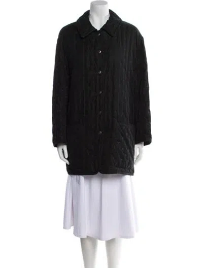 Pre-owned Hermes Peacoat In Black