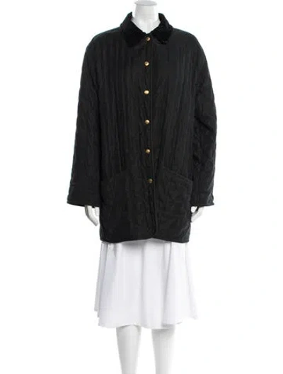 Pre-owned Hermes Peacoat In Black