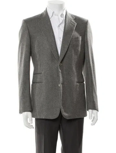 Pre-owned Hermes Peacoat In Gray