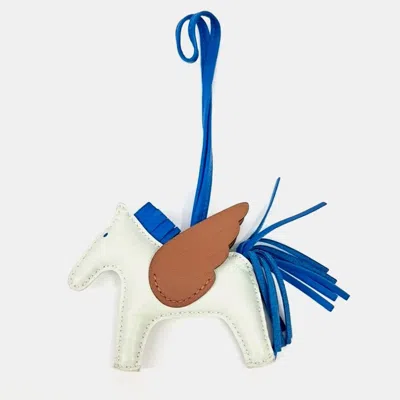 Pre-owned Hermes Hermès Pegasus Rodeo Bag Charm Small (b) In Blue