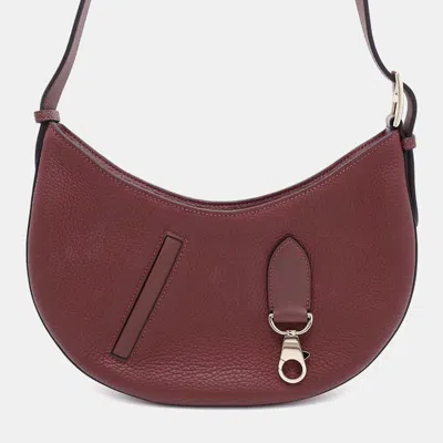 Pre-owned Hermes Petit Arson Rouge H Togo Leather Bag