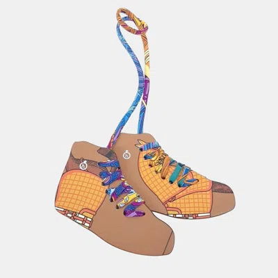 Pre-owned Hermes Hermès Petit H Bag Charm In Multicolor