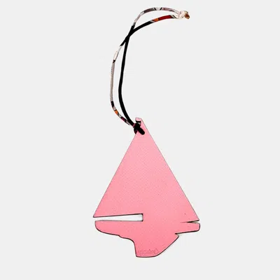 Pre-owned Hermes Petit H Petit Hache Black Bag Charm