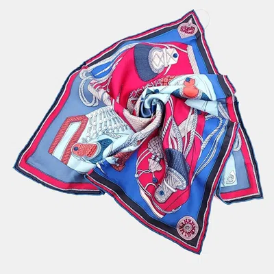 Pre-owned Hermes Petite Multicolor Silk Scarf