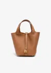 Hermes Picotin 18 In Gold Clemence Leather With Gold Hardware In Gold