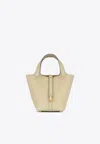 Hermes Picotin Lock 18 In Trench Clemence With Gold Hardware In Trench