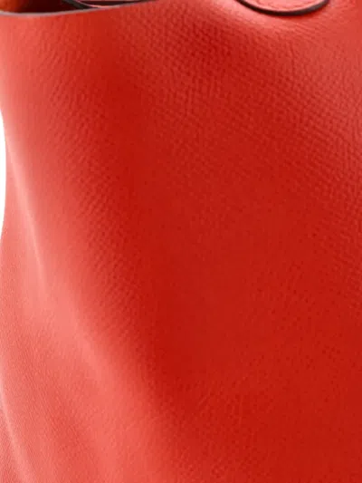 Pre-owned Hermes Picotin Lock Bag Tressage Epsom Pm Bucket Bag In Blue