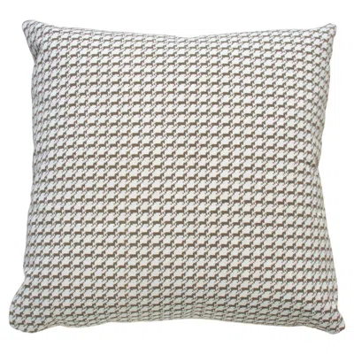 Pre-owned Hermes Pillow Cheval Pixel, Green Backing