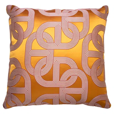 Pre-owned Hermes Pillow Circuit 24, Orange