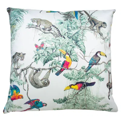 Pre-owned Hermes Pillow Equator Imprime, Leopard Backing In Gray