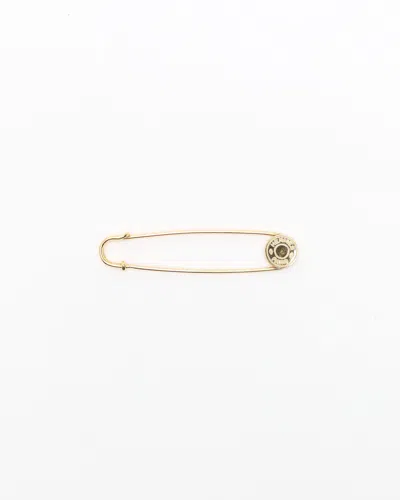 Pre-owned Hermes Hermès Pin Brooch In Gold
