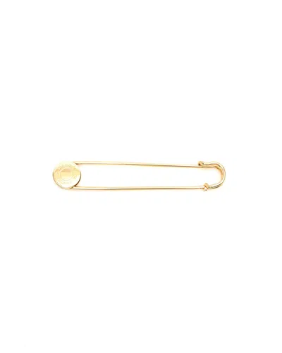 Hermes Hermès Pin Brooch In Gold