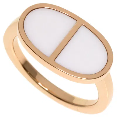Pre-owned Hermes Pink Band Ring ()