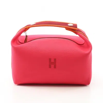 Pre-owned Hermes Pink Canvas Handbag () In Multi