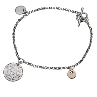 Pre-owned Hermes Pink Charm Bracelet ()