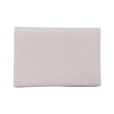 Pre-owned Hermes Pink Chevre Leather Coin Purse/coin Case ()