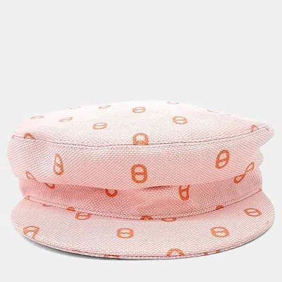 Pre-owned Hermes Pink Cotton Hat