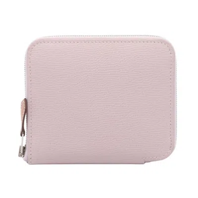 Pre-owned Hermes Pink Epsom Leather Wallet (bi-fold) ()