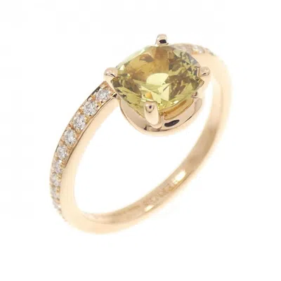 Pre-owned Hermes Pink Gold (18k) Band Ring ()