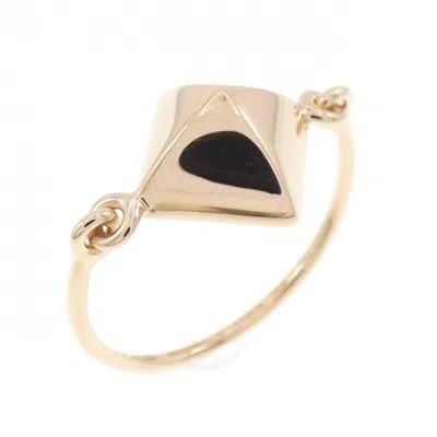 Pre-owned Hermes Pink Gold (18k) Band Ring ()