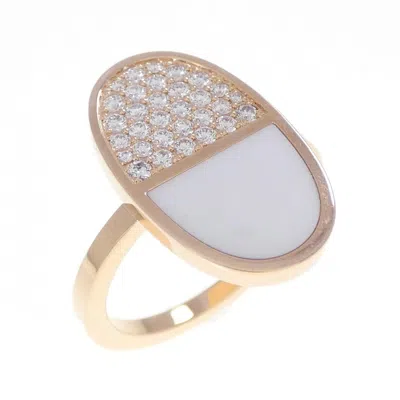 Pre-owned Hermes Pink Gold Pink Gold (18k) Band Ring ()