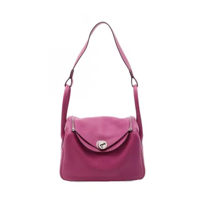Pre-owned Hermes Pink Leather Shoulder Bag ()