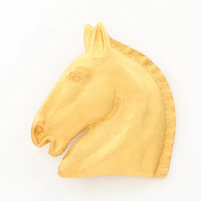 Pre-owned Hermes Plating Brooch () In Gold