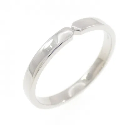 Pre-owned Hermes Platinum Platinum 950 Band Ring ()
