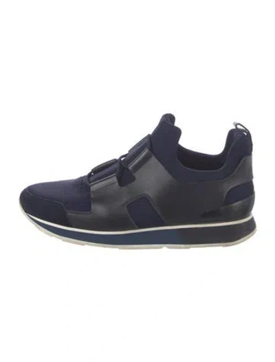 Pre-owned Hermes Player Athletic Sneakers In Blue