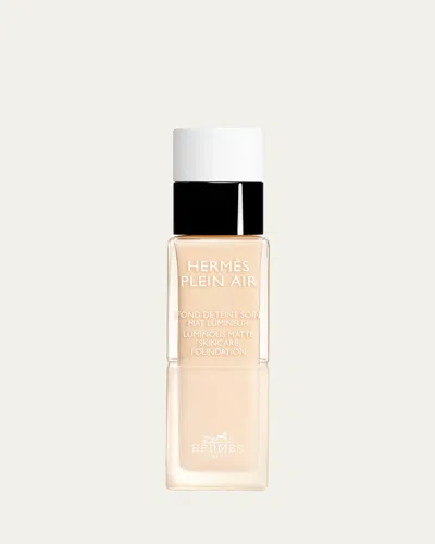Hermes Plein Air, Luminous Matte Skincare Foundation In Brown