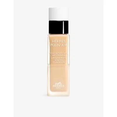 Hermes Sepia Plein Air Luminous Matte Skincare Foundation 33ml In Brown