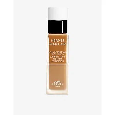 Hermes Biscuit Plein Air Luminous Matte Skincare Foundation 33ml In Brown