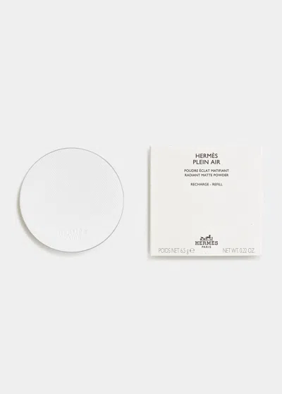 Hermes Plein Air Radiant Matte Powder Refill In White