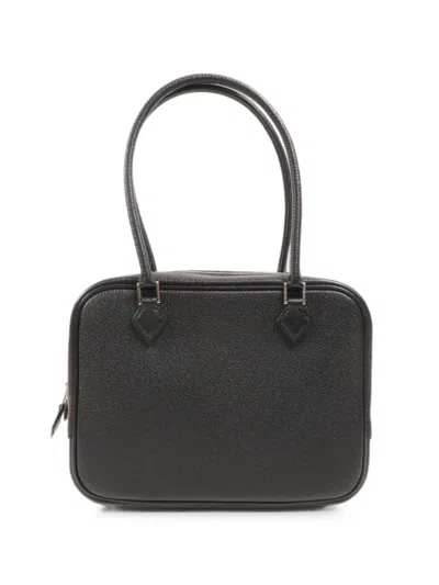 Hermes Plume Tote Bag In Schwarz