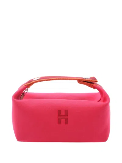 Pre-owned Hermes Pm Bride-à-brac Logo-detail Tote Bag In Pink