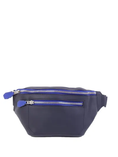 Pre-owned Hermes Pm Cityslide Belt Belt Bag In Blue