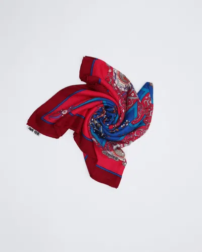 Pre-owned Hermes Hermès Poesie Persane Cashmere Silk Scarf
