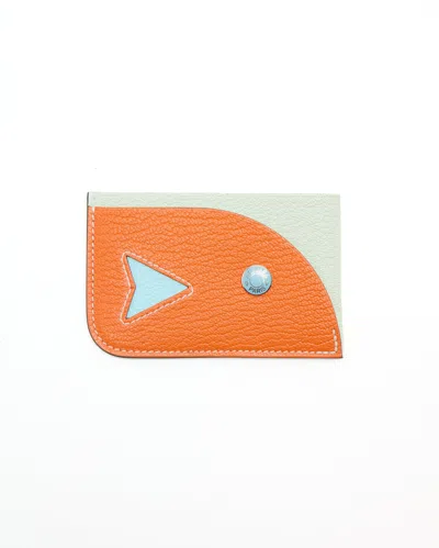 Pre-owned Hermes Hermès Poisson Card Holder