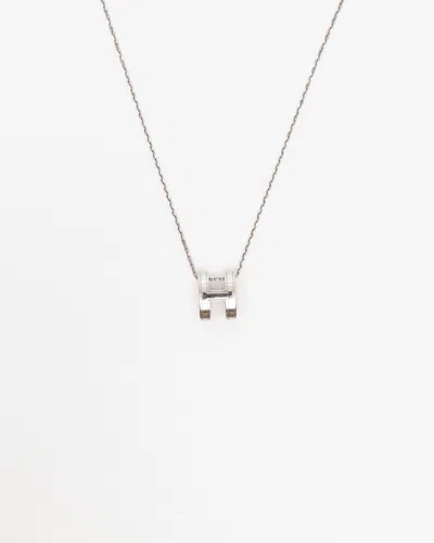 Pre-owned Hermes Hermès Pop Ash H Necklace