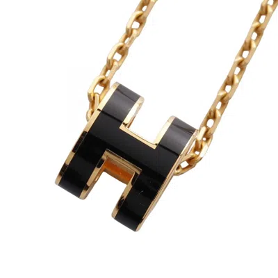 Pre-owned Hermes Pop H Gold Necklace () In Multi