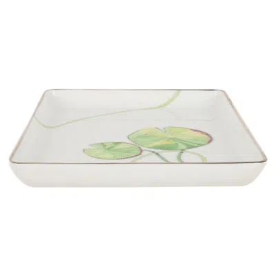 Pre-owned Hermes Hermès Porcelain Trinket Bowl In Multi